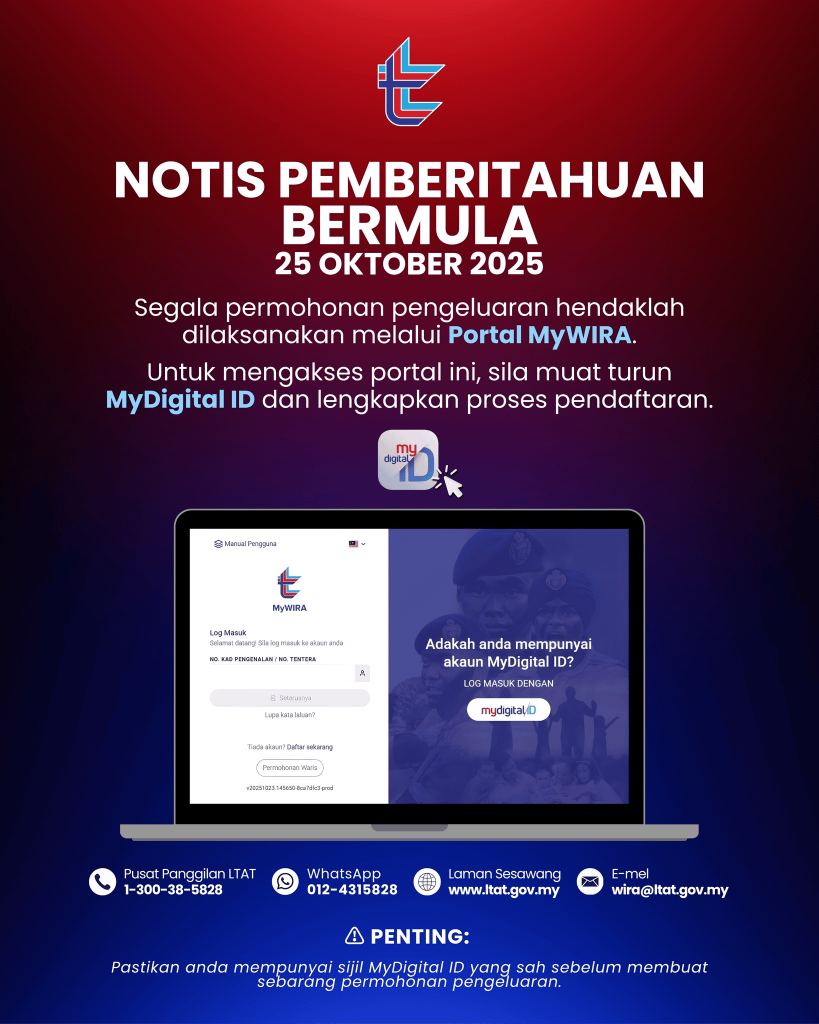 Cara Permohonan Pengeluaran LTAT 2025