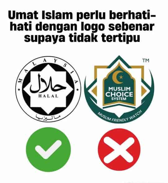 Muslim Choice – Tidak Diiktiraf Sebagai Halal JAKIM
