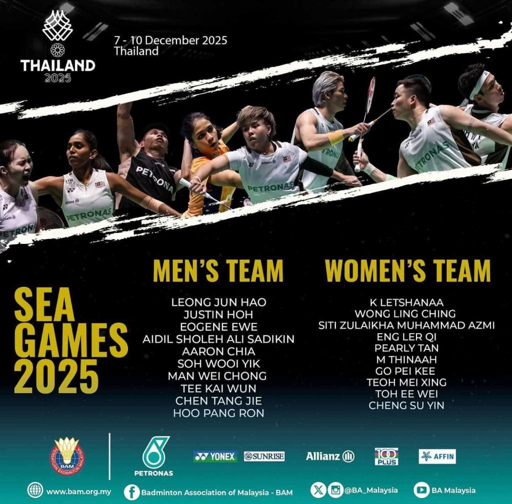 Badminton Sukan SEA 2025 [LIVE] – Jadual & Keputusan Perlawanan