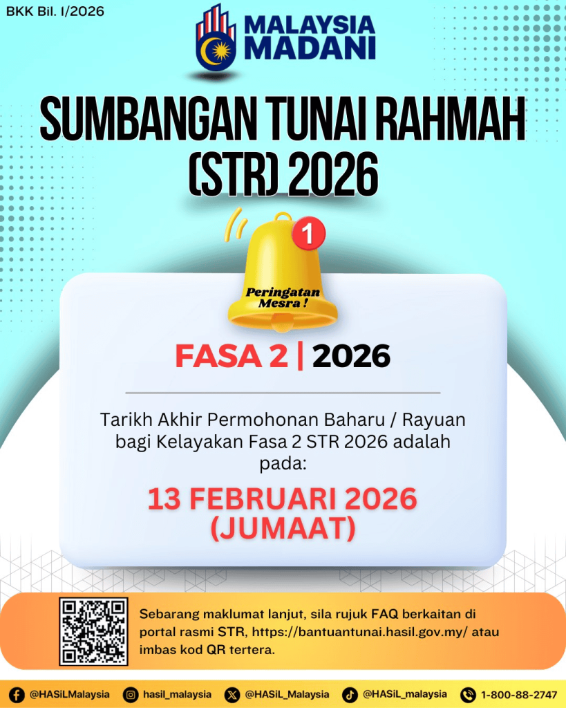 Semakan Bayaran Mulai 24 Mac 2025