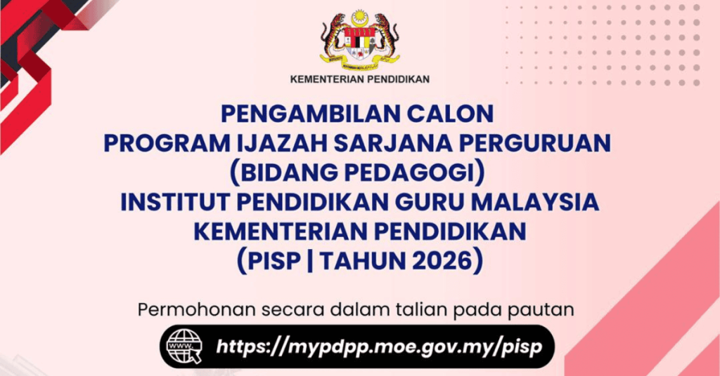 Program Ijazah Sarjana (Master) Perguruan di IPG