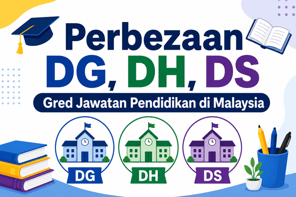 Perbezaan DG, DH, DS – Gred Jawatan Pendidikan di Malaysia