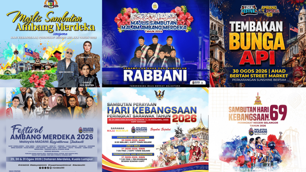 Sambutan Ambang Merdeka 2026 & Bunga Api Setiap Negeri