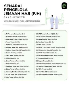 Senarai PJH 2027 – Tabung Haji Lantik 33 Syarikat Pengelola Jemaah Haji