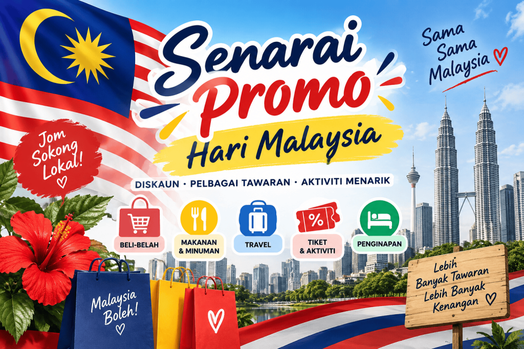 Senarai Promo Hari Malaysia 2026: Dari RM6.90, Jom Belanja Geng!