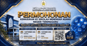 Kemasukan Tingkatan Tingkatan 1 & 4 2027
