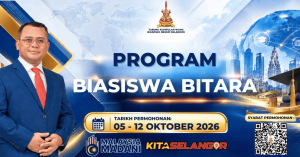 Biasiswa Bitara 2026 Selangor: Penajaan Pengajian Luar Negara